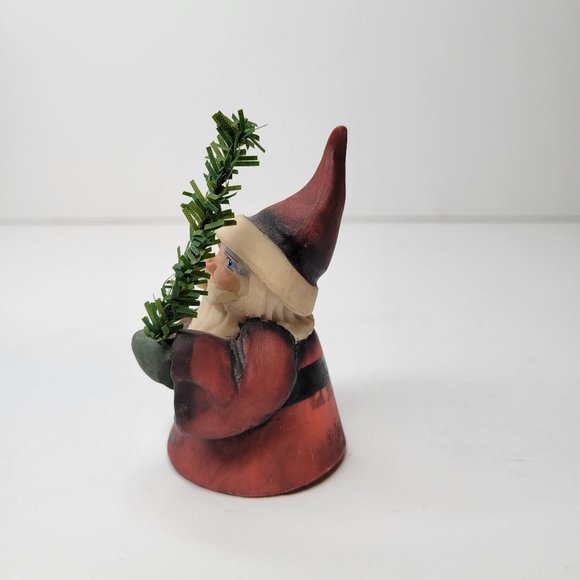 Allyson Nagel 1994 Santa Figurine Figure Doll Christmas Tree Evergreen Signed - Picture 2 of 8